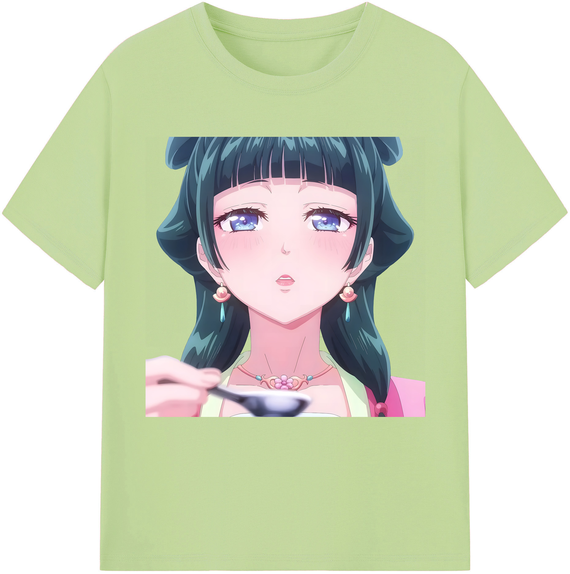 （画像用） 薬屋のひとりごと The Apothecary Diaries 綿100％半袖Tシャツ（フロントプリント）